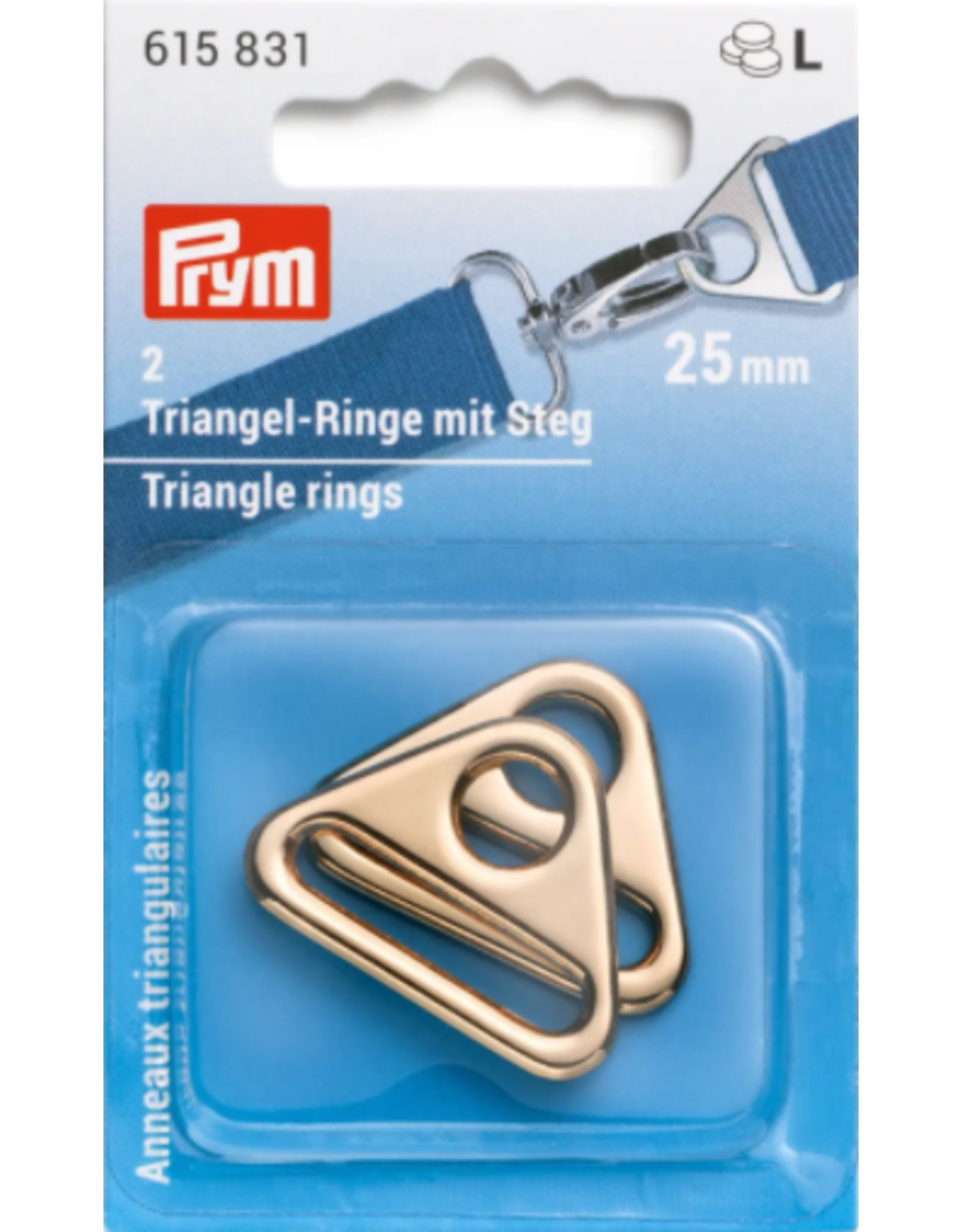 Prym Prym Triangle ring goud 25mm