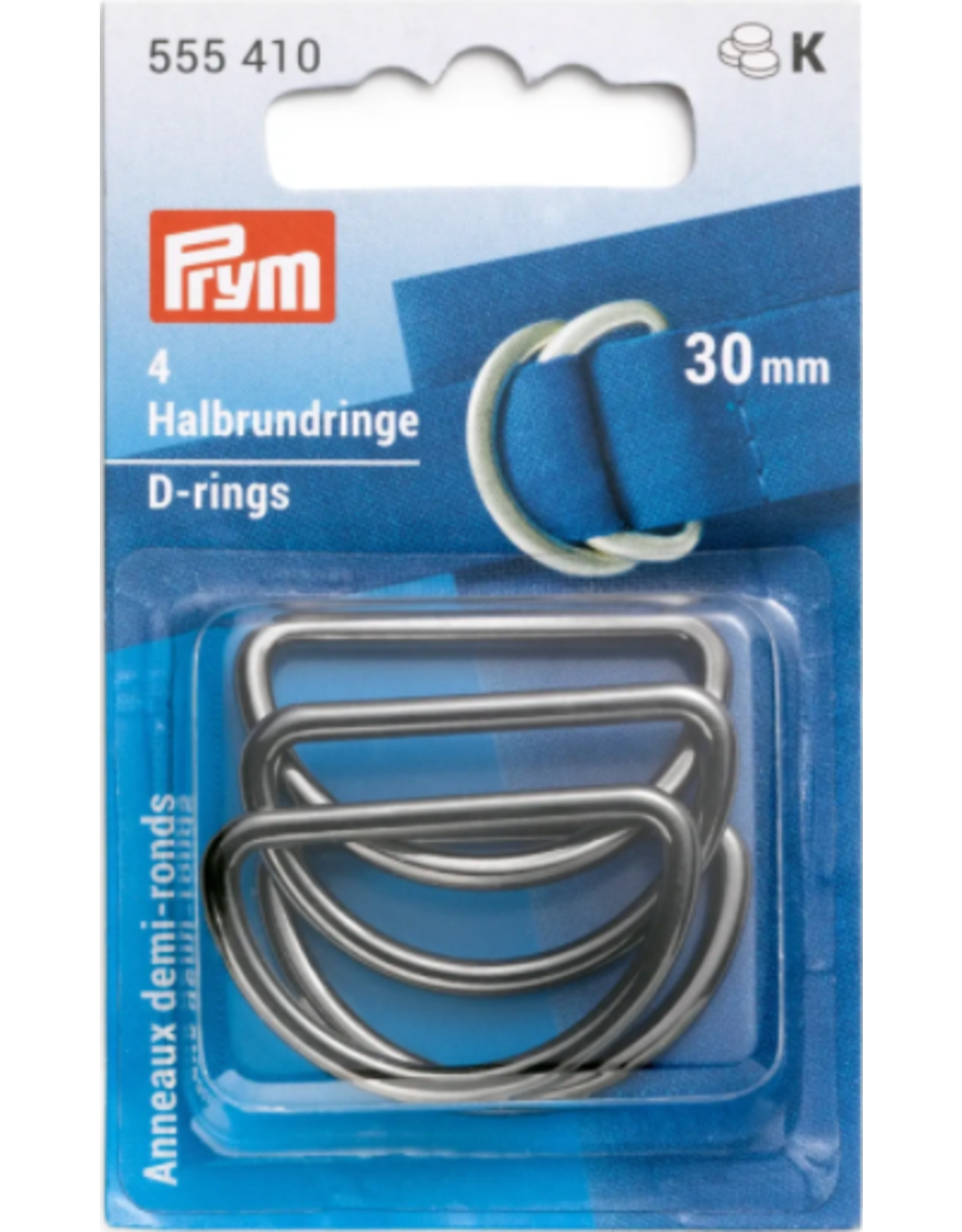 Prym Prym D-Ring 30mm zilver