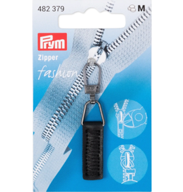 Prym Prym Rits trekker Fashion leder zwart