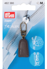 Prym Prym Rits trekker Fashion leder donkerbruin