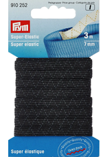 Prym Prym Super Elastiek 3m x 7mm zwart Prym Prym Super Elastiek 3m x 7mm zwart