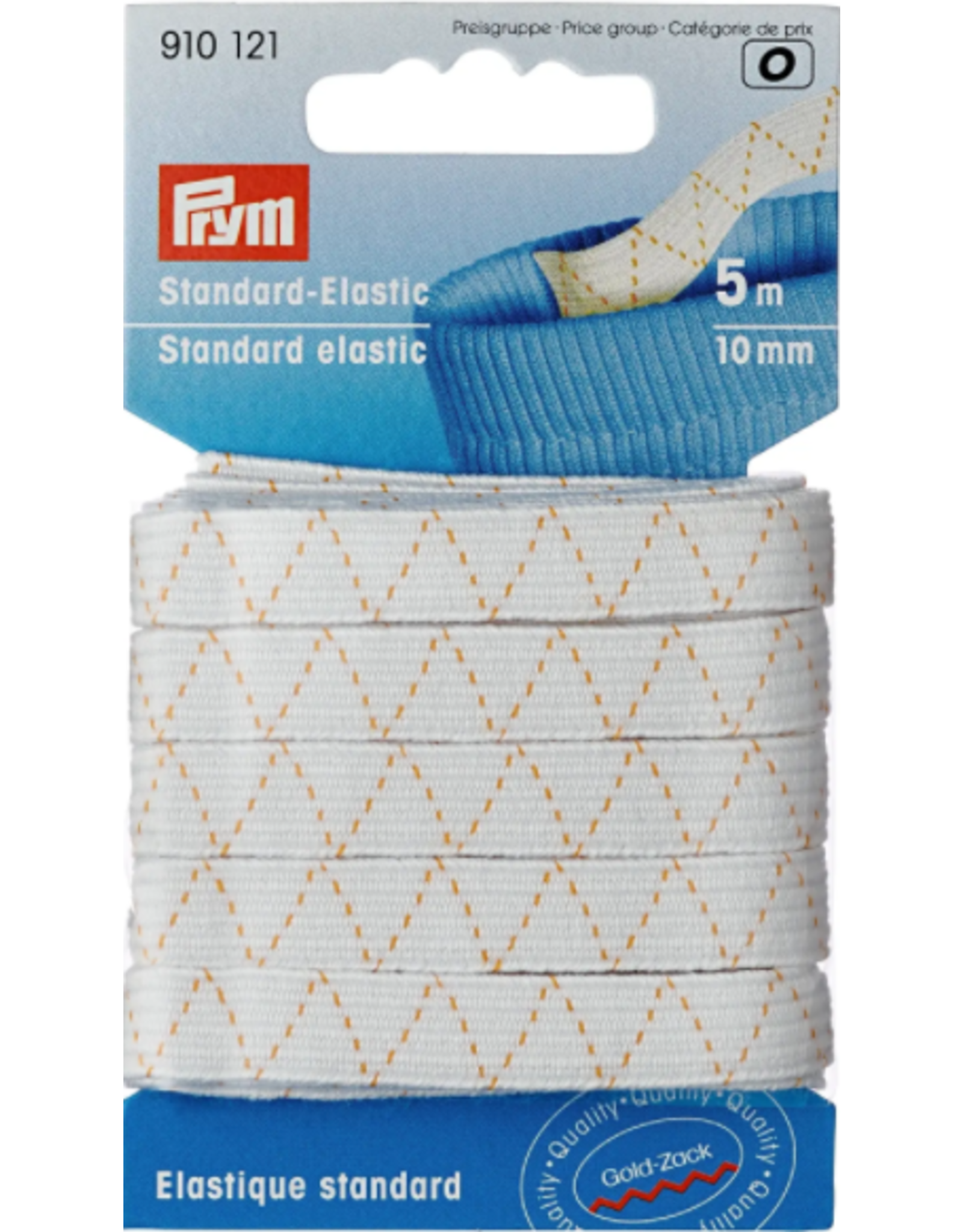 Prym Prym Standaard elastiek 10mm x 5m wit