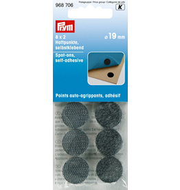 Prym Prym Velcro zelfklevend rondjes zwart