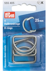 Prym Prym D-ringen 4st. 25mm zilver