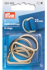 Prym Prym D-ringen 4st. 25mm goud