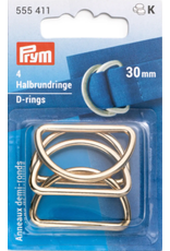 Prym Prym D-ring 4st. 30mm goud