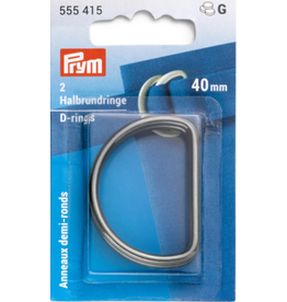 Prym Prym D-ring 2st. 40mm zilver