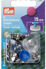 Prym Stofknopen MS met matrijs 19 mm zilverkleurig