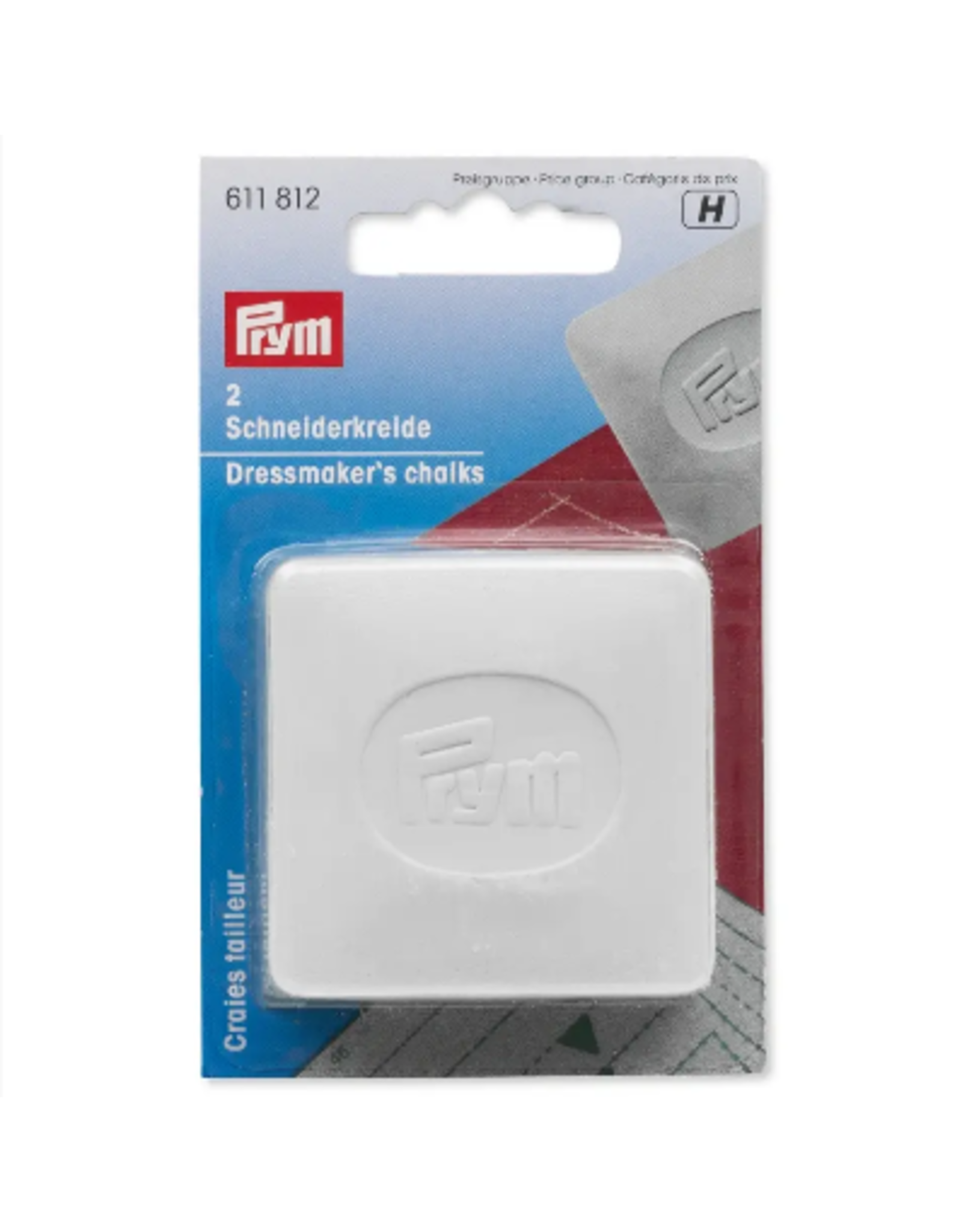 Prym Kleermakerskrijt plaatjes wit 2 stuks