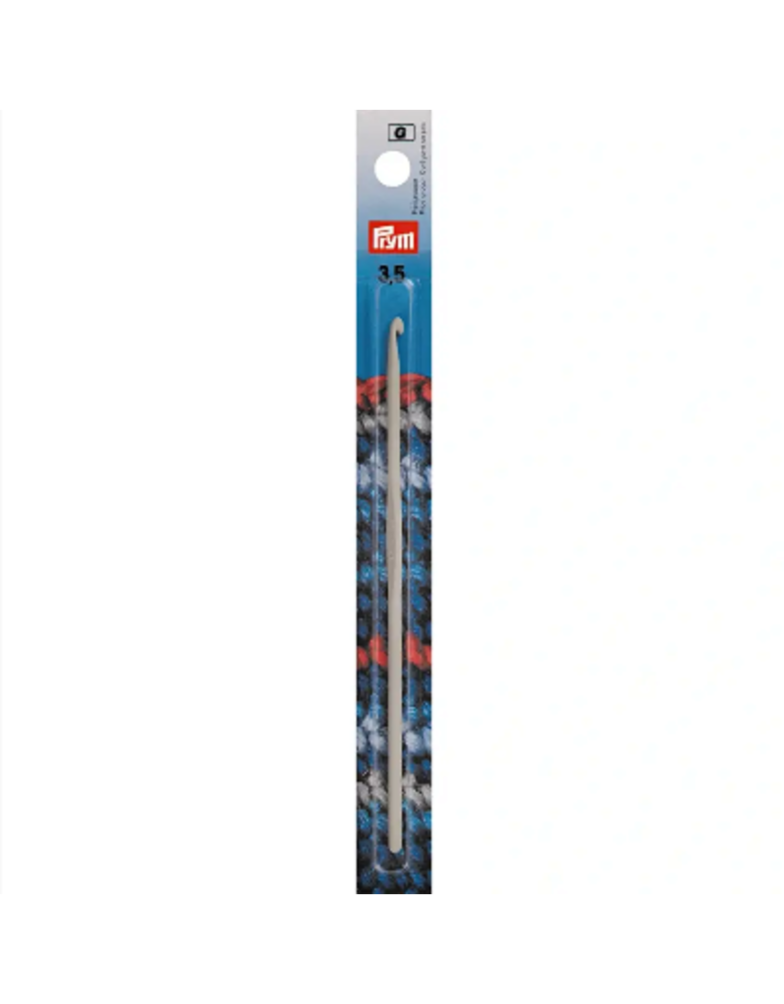 Prym haaknaald met duimsteun ALU zilverkleurig 14 cm 3,00 mm - 1 stuks/pce