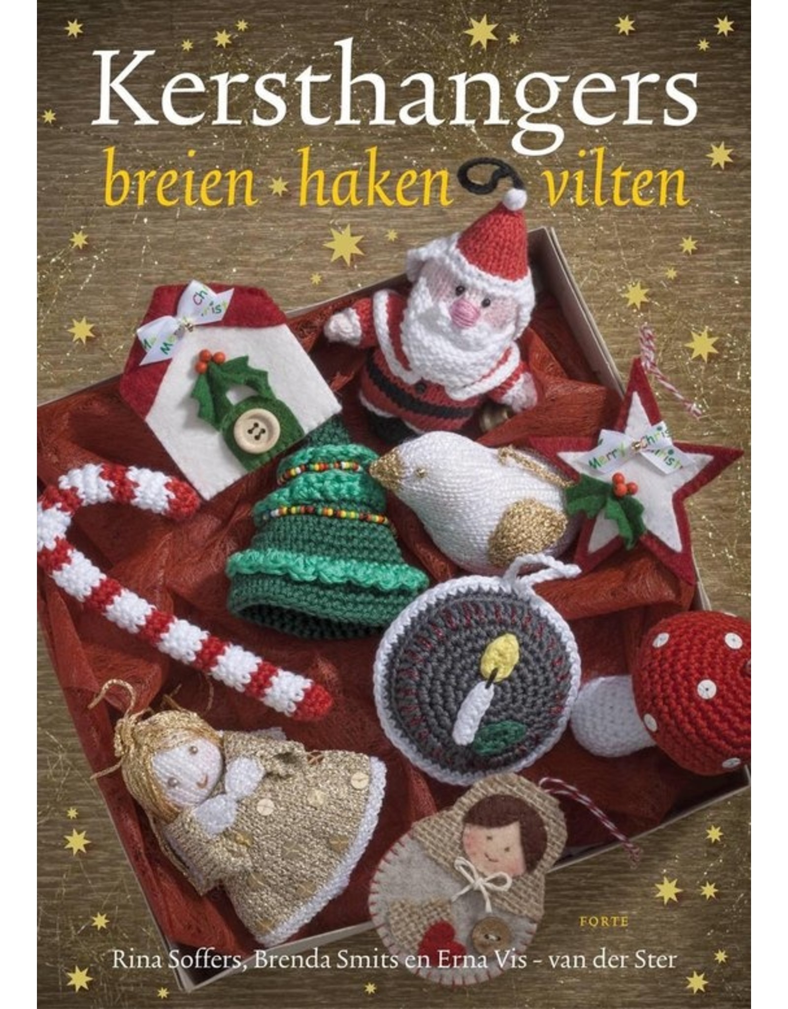 Boek: Kersthangers breien - haken - vilten