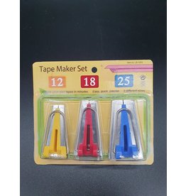 Biais tape makerset 12 - 18 - 25 mm / 3st.