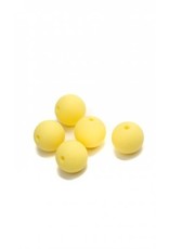 Durable Durable Siliconen kralen 15mm 5st. geel