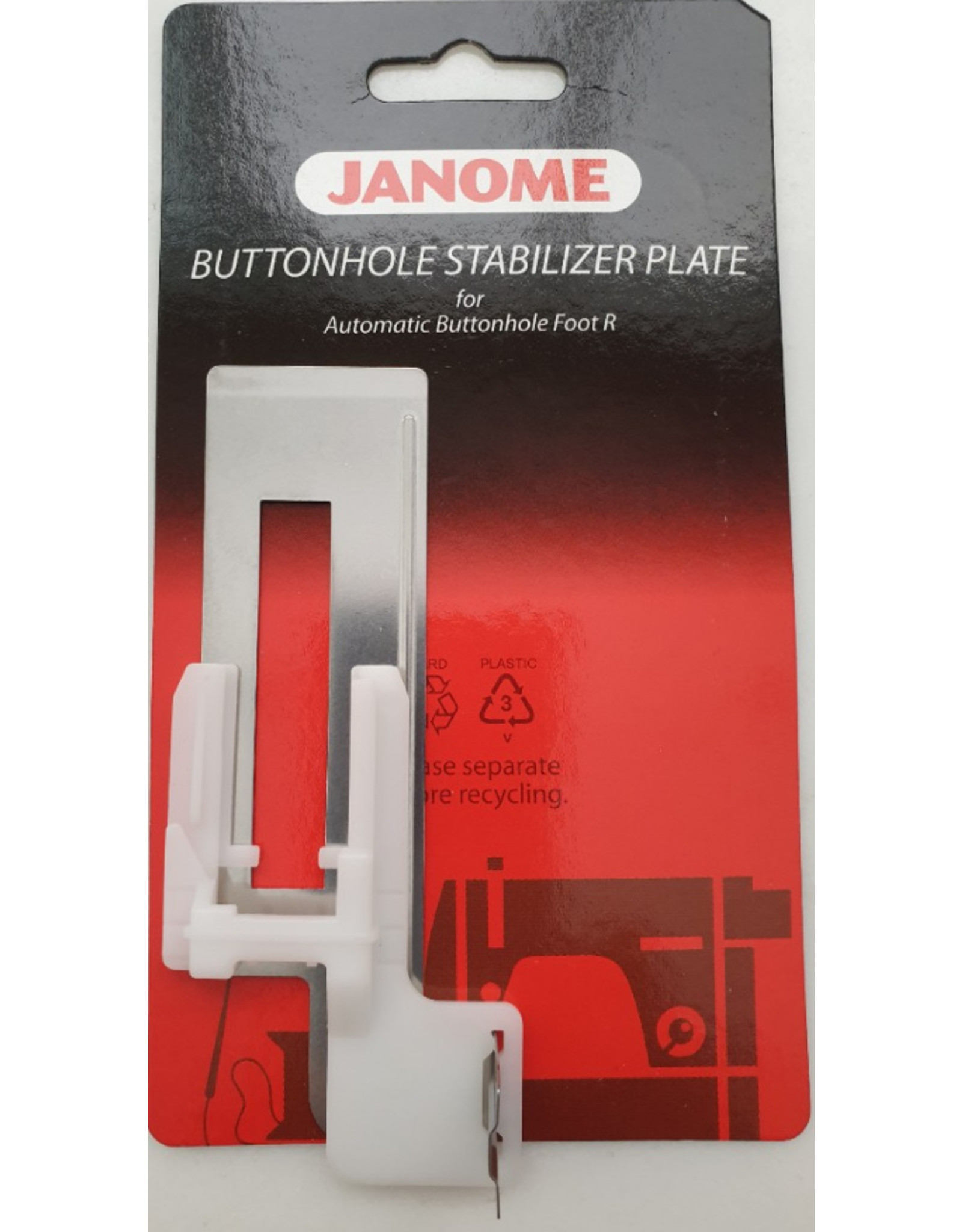 Janome Janome stabilisatieplaat 7 mm