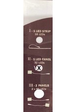Industrie light kit 1 panel 30 LEDs