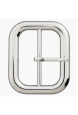 Union Knopf Union Knopf Gesp zilver rechthoek afgerond