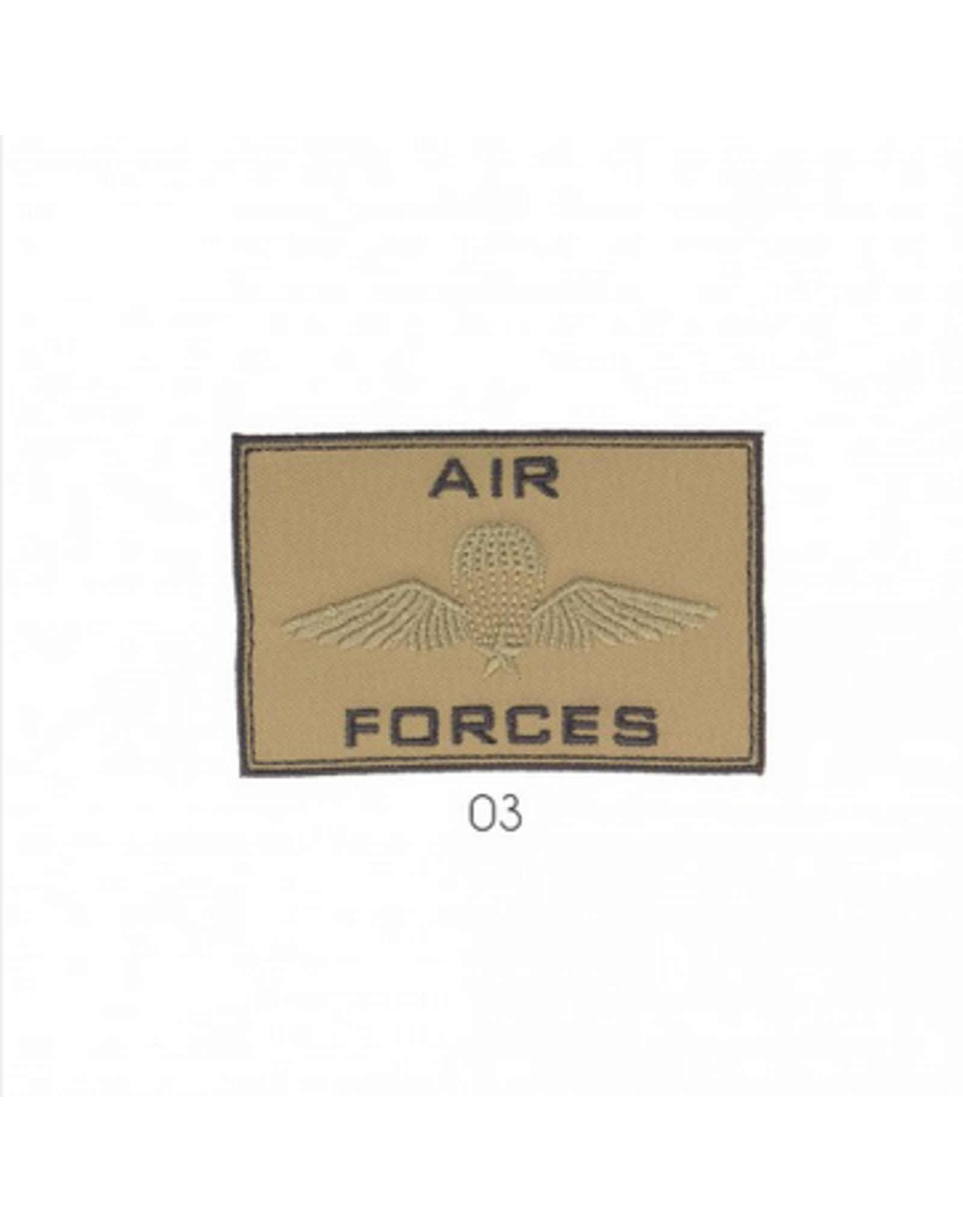 Applicatie Air forces beige