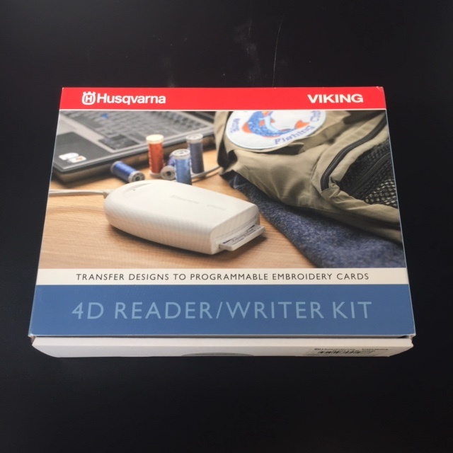 Husqvarna 4D reader / writer kit embroidery card - Guy's Naaicentrum