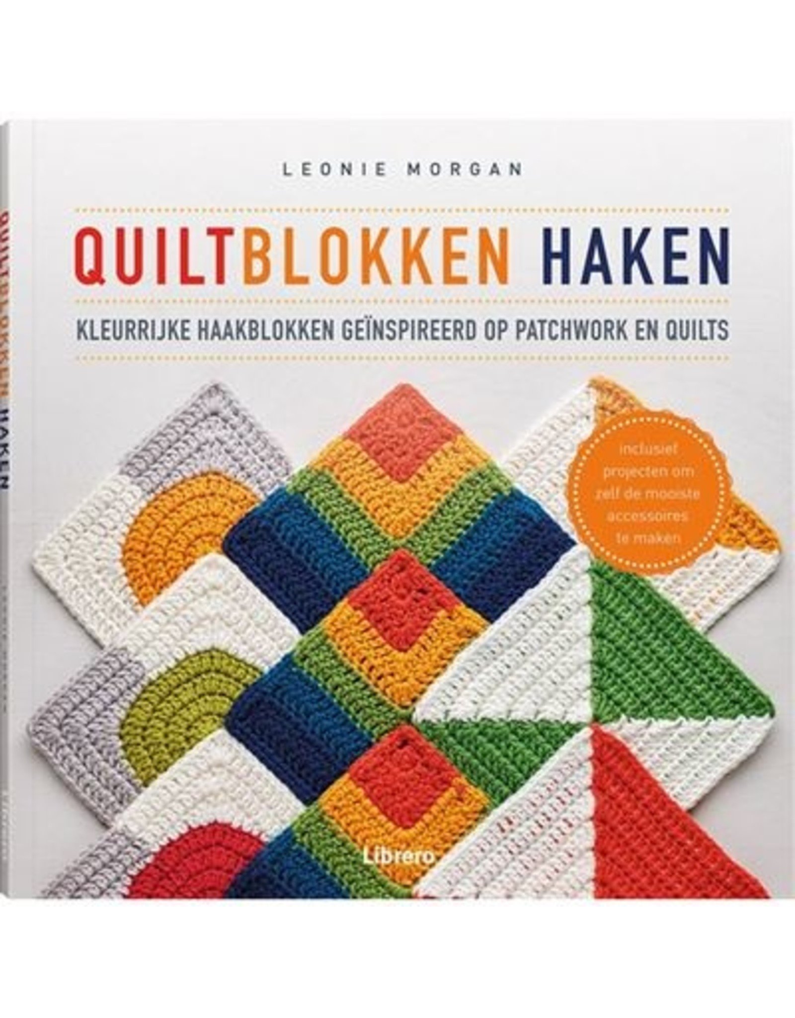 Boek: Quiltblokken haken - Leonie Morgan