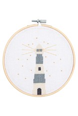 Rico Rico borduurpakket lighthouse 15cm diameter