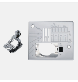 Janome Janome AcuFeed 1/4 inch zoomvoet + naaldplaat