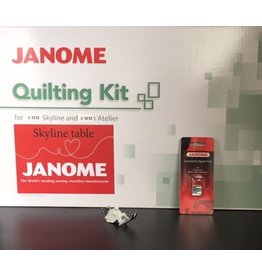 Janome Janome quilt kit Skyline S7 aanschuiftafel,  blinderitsvoet + smalle boventransportvoet