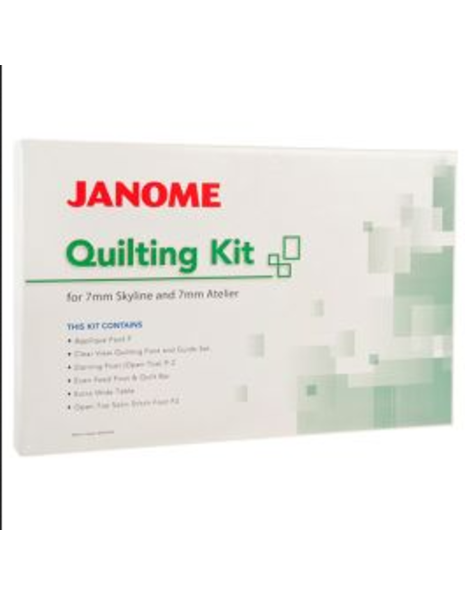 Janome Janome Quilting Kit 7mm hoge aansluiting