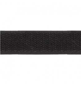 Stéphanoise Velcro zelfklevend haak 2.5cm zwart