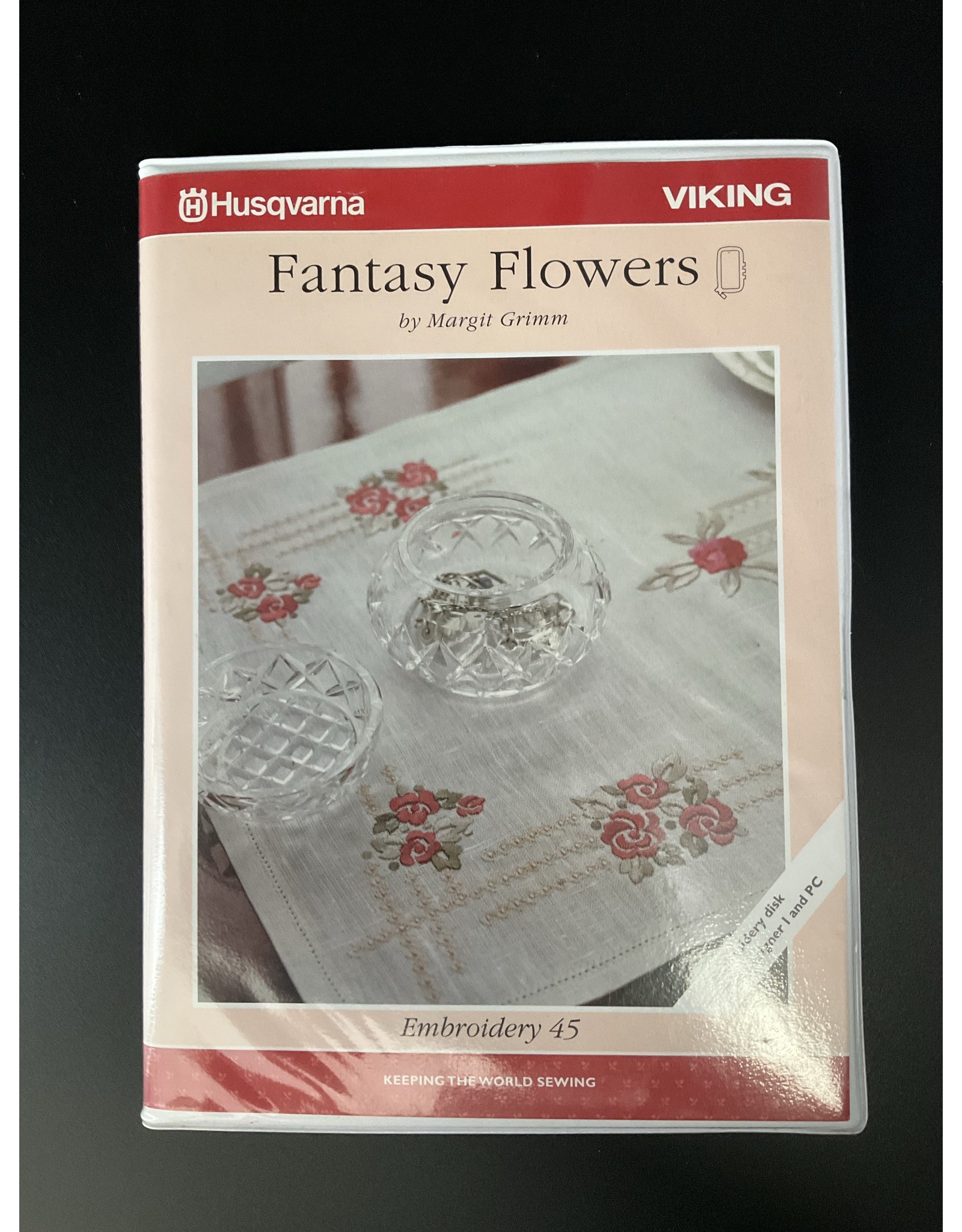 Husqvarna VIKING Husqvarna Viking Embroidery 45 Fantasy Flowers