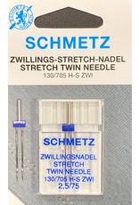 Schmetz Schmetz Tweeling stretchnaald 130/705 H-S ZWI 2.5/75