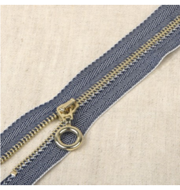 Mediac Mediac Sierrits jeans met gouden tandjes en trekker 15cm