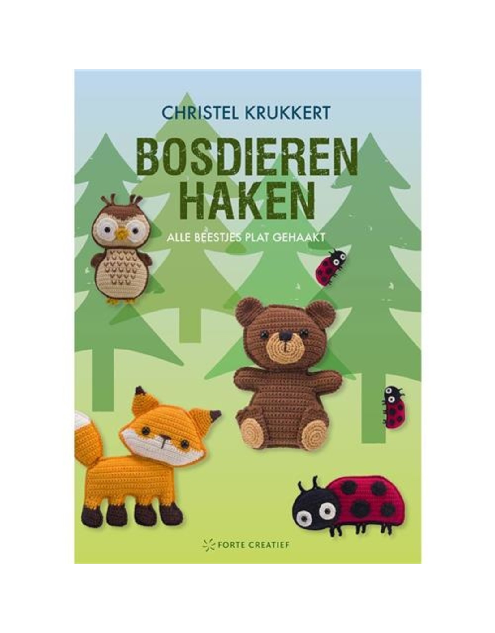 Boek: bosdieren haken - Christel Krukkert