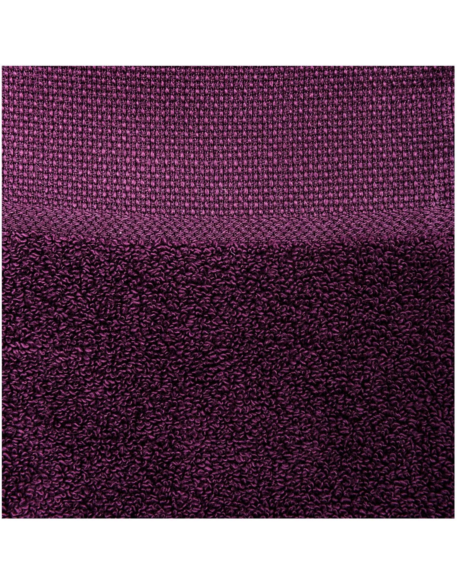 Rico Rico Badhanddoek om te borduren 70x140cm aubergine