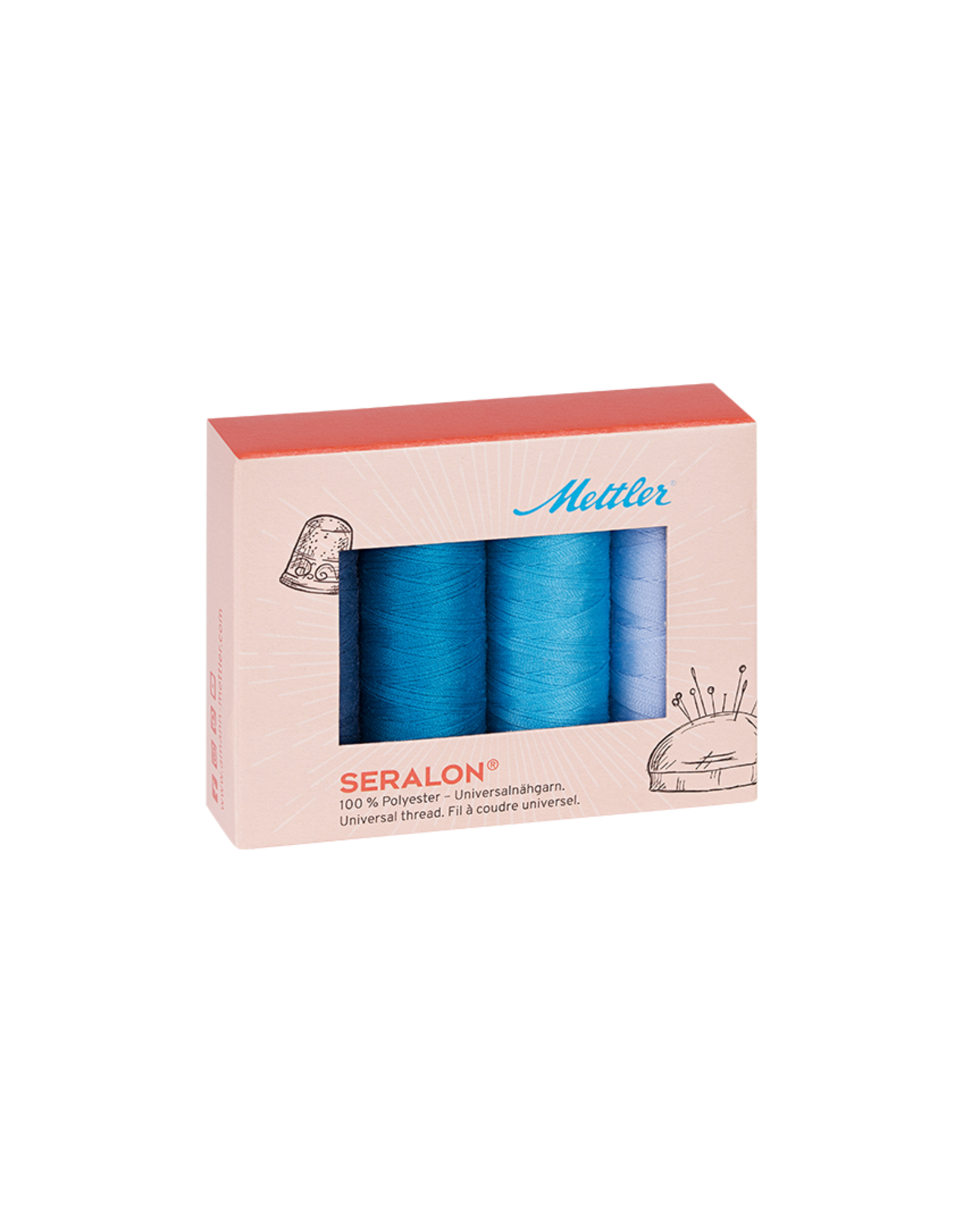 Mettler Mettler garenset Seralon allesnaaigaren Ocean 4x200m