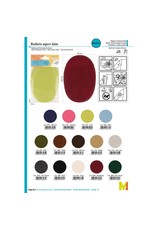 Mediac Mediac Herstelpatch knie suede donkerbruin 2st.