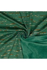 Poppy Poppy stof Purring fur stripes groen (OEKO-TEX)