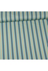 Eva Mouton Eva Mouton French terry vertical lines turquoise Eva Mouton Eva Mouton French terry vertical lines turquoise