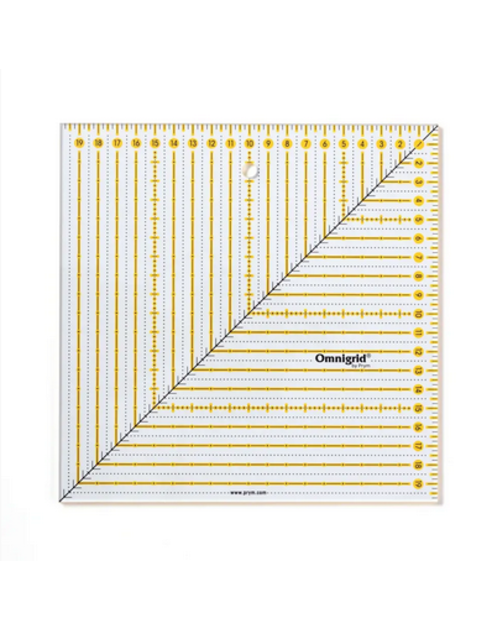 Prym Omnigrid Liniaal vierkant 20x20cm