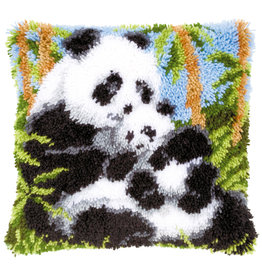 Vervaco Vervaco knooppakket/Smyrna kussen Panda's
