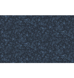 Stof 100% katoen Lovely brunch 10274 blauw