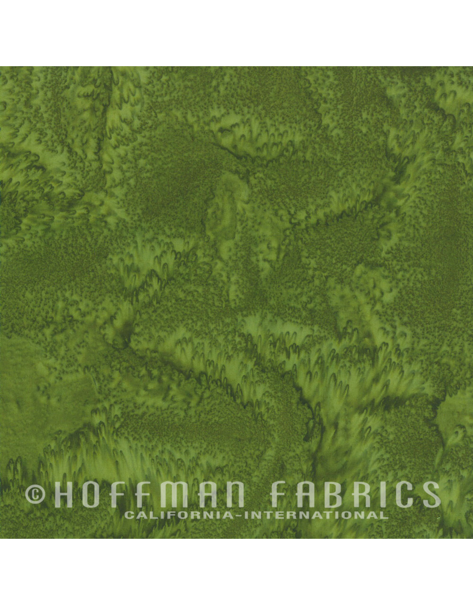 Stoffabrics Stof 100% katoen Bali Hand-dyed groen