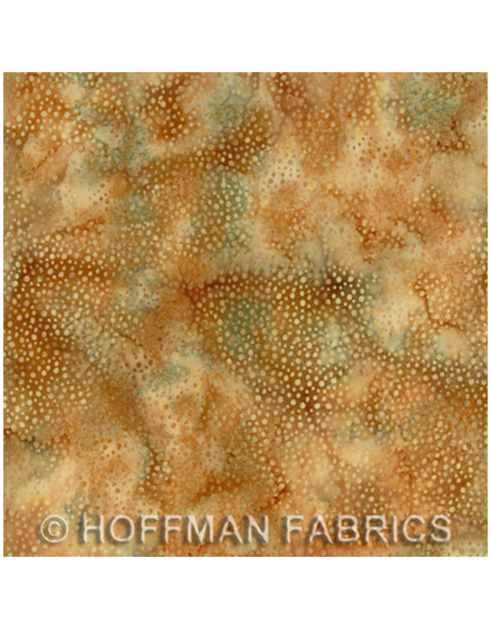 Hoffman Fabrics Stof 100% katoen Bali Dots beige