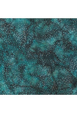 Hoffman Fabrics Stof 100% katoen Bali Dots donker turquoise