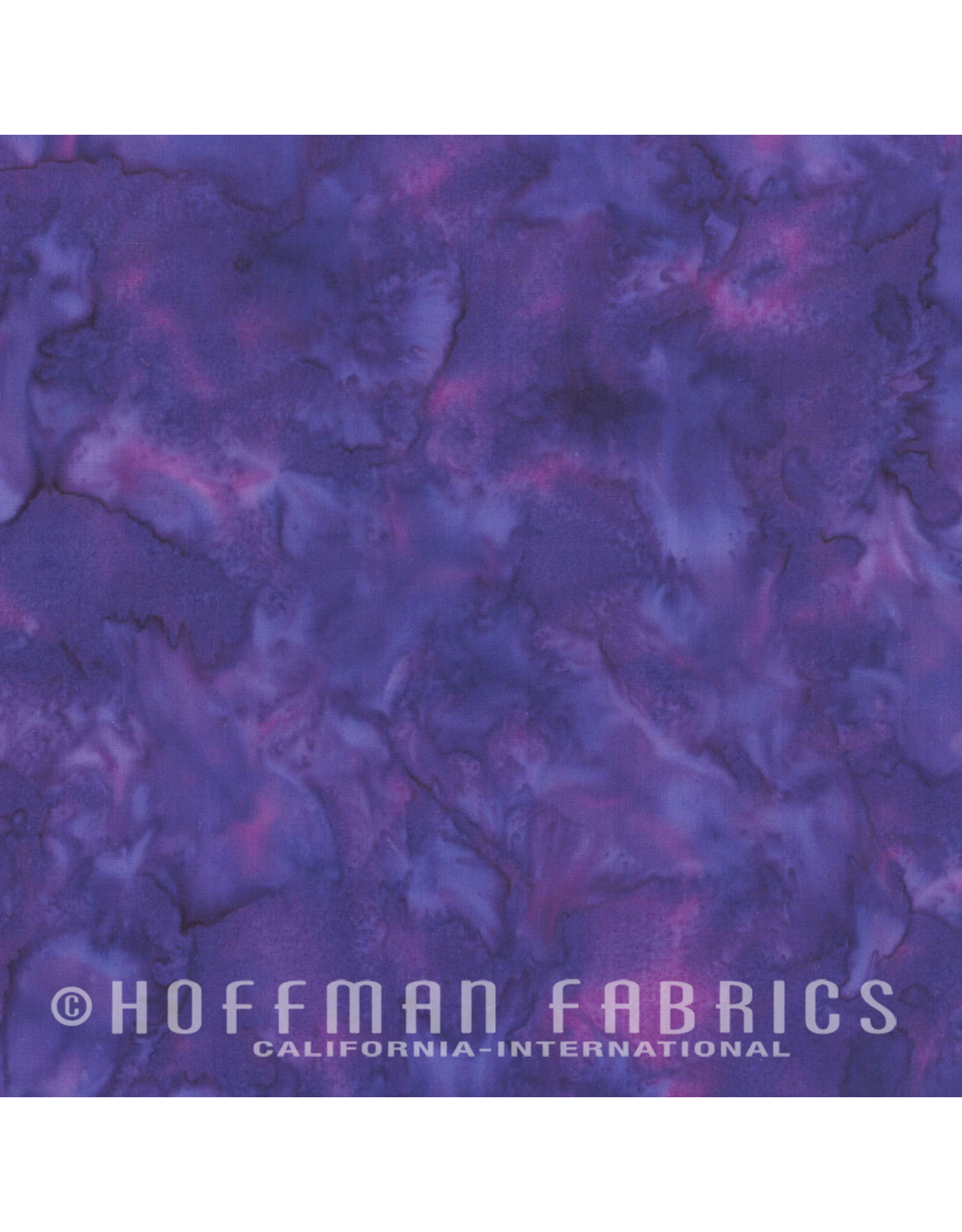 Hoffman Fabrics Stof 100% katoen Bali Hand-dyed paars