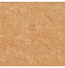 Hoffman Fabrics Stof 100% katoen Bali dots oranje