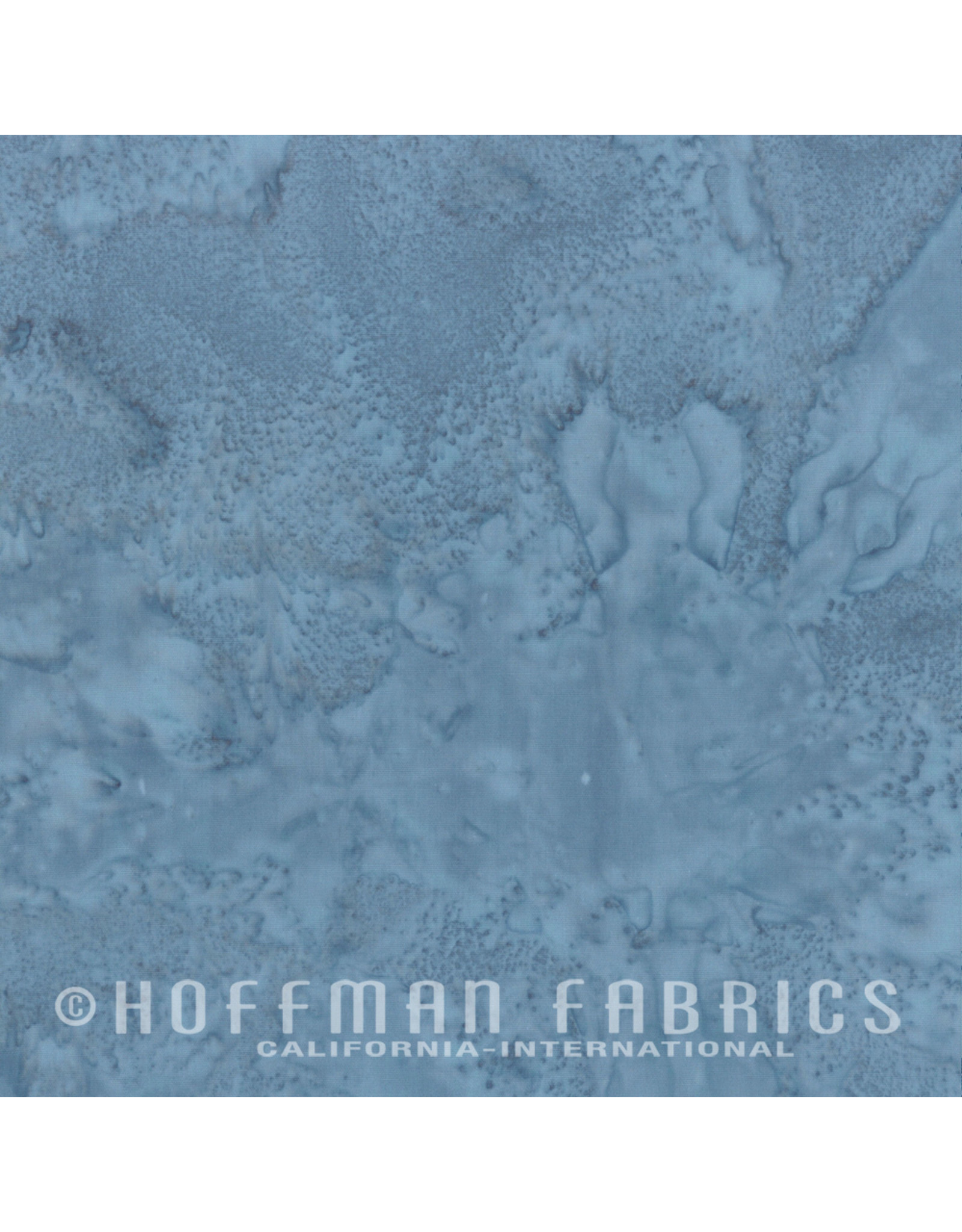 Hoffman Fabrics Stof 100% katoen Bali Hand-dyed blauw