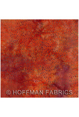 Hoffman Fabrics Stof 100% katoen Bali dots vulkaan