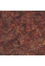 Hoffman Fabrics Stof 100% katoen Bali dots chocoladebruin