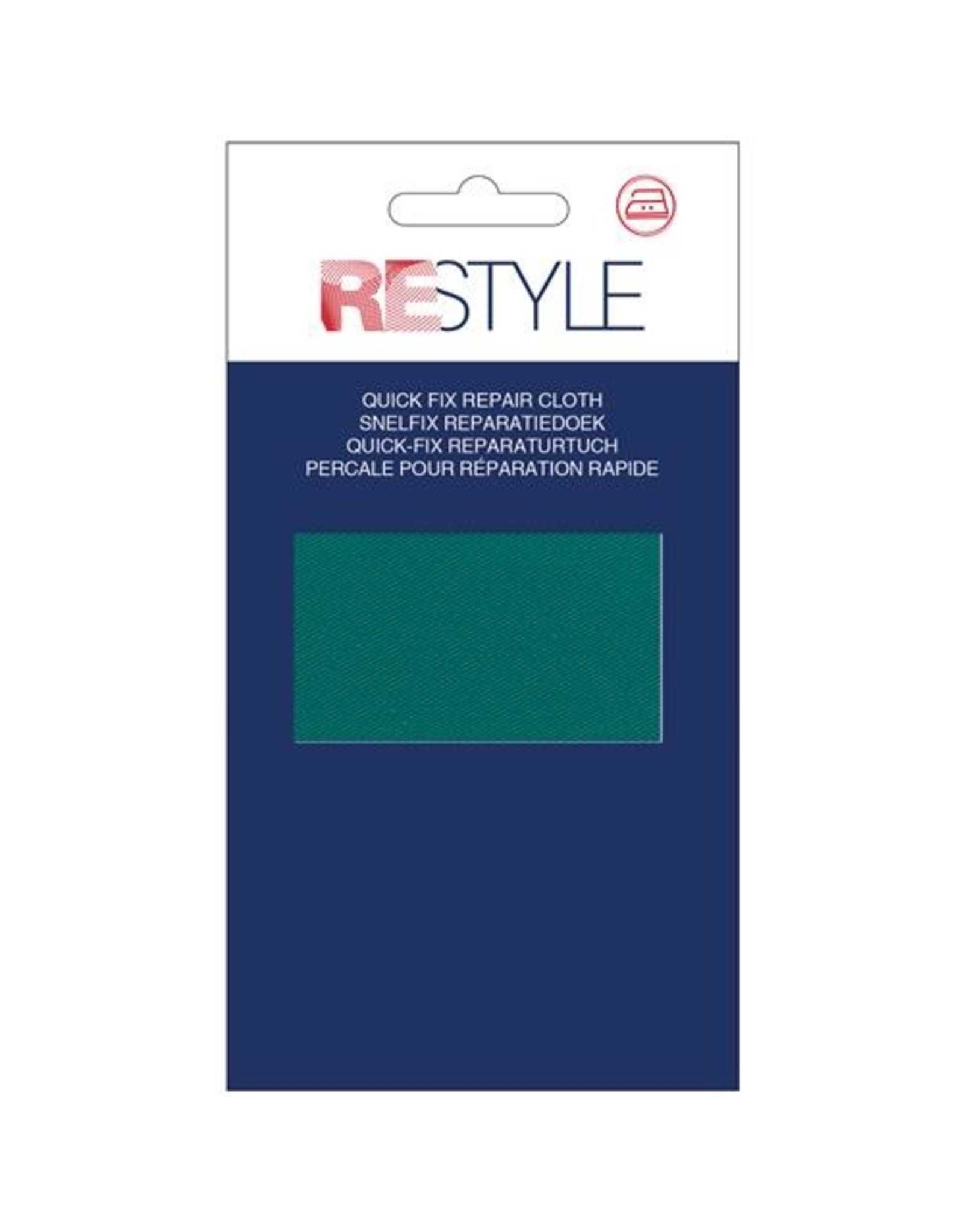 Restyle Restyle Snelfix reparatiedoek (niet-rekbaar) groen 375