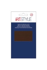 Restyle Restyle Snelfix reparatiedoek (niet-rekbaar) donker bruin 881